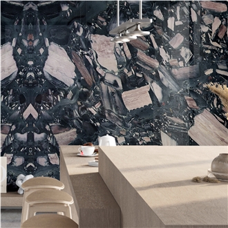 Carmen Black Quartzite Slabs