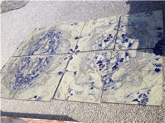 Sodalite Cloud Stone Polished Slabs