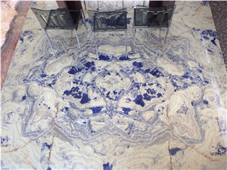Sodalite Cloud Stone Polished Slabs