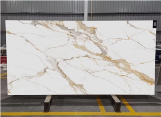 3D Print  Artificial Stone Calacatta White Slabs