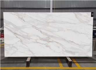 3D Print  Artificial Stone Calacatta White Slabs