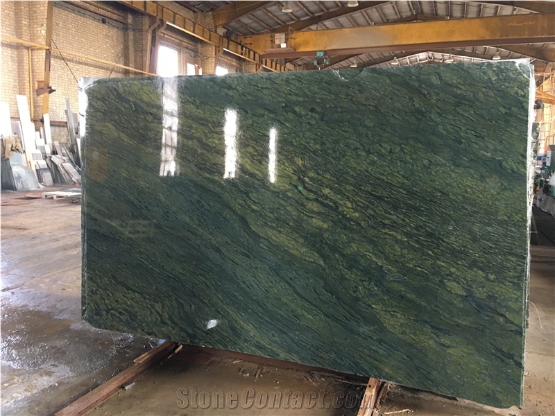 Green Granite (Polished-Brushed) Slabs