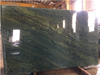 Green Granite (Polished-Brushed) Slabs