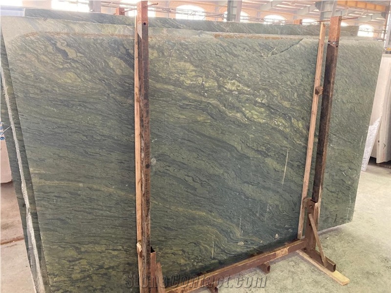 Green Granite (Polished-Brushed) Slabs