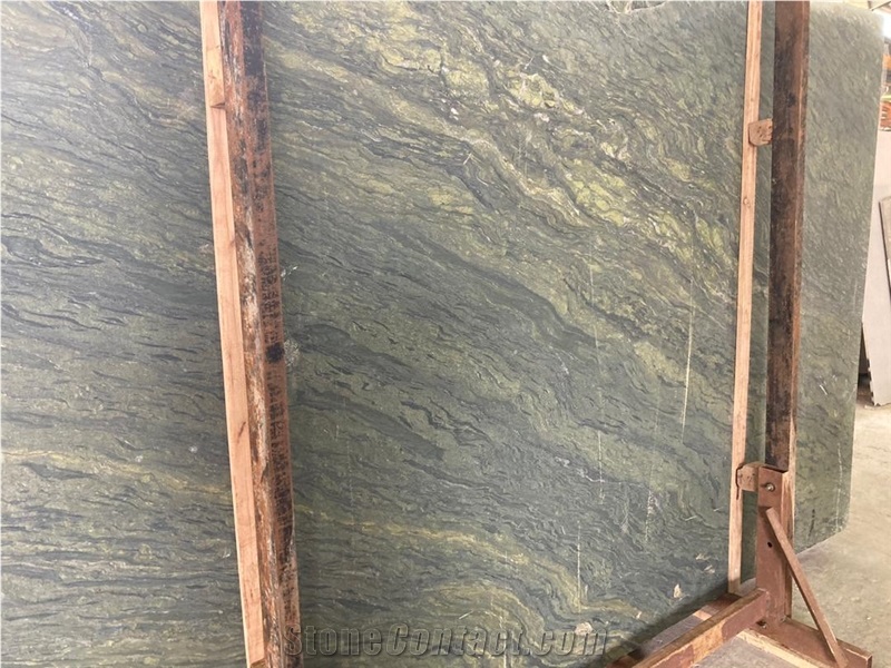 Green Granite (Polished-Brushed) Slabs