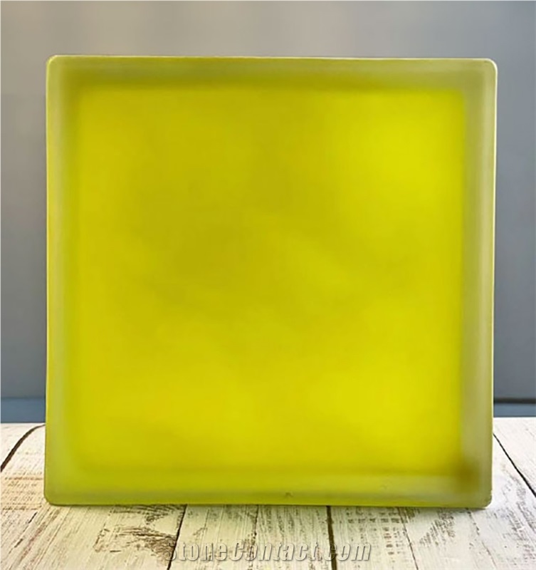 Colored Hollow Bricks-Sour Yellow Mist