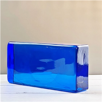 Dark Blue Solid Glass Bricks Dark Blue Solid Glass Bricks
