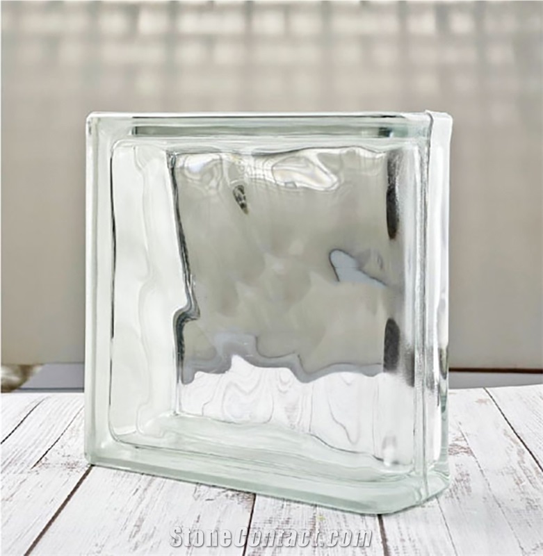 Glass Brick-Cloud And Mist Pattern Edge Bricks