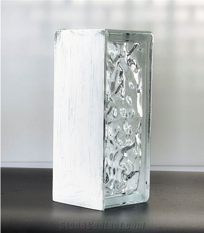 Glass Brick-Cutting And Sealing Edges Bricks