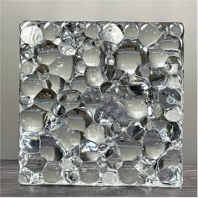 Glass Brick-Double Sided Bead Pattern Bricks