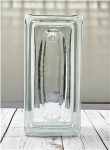 Glass Brick-Small Sun Pattern Half Bricks Glass Brick-Small Sun Pattern Half Bricks