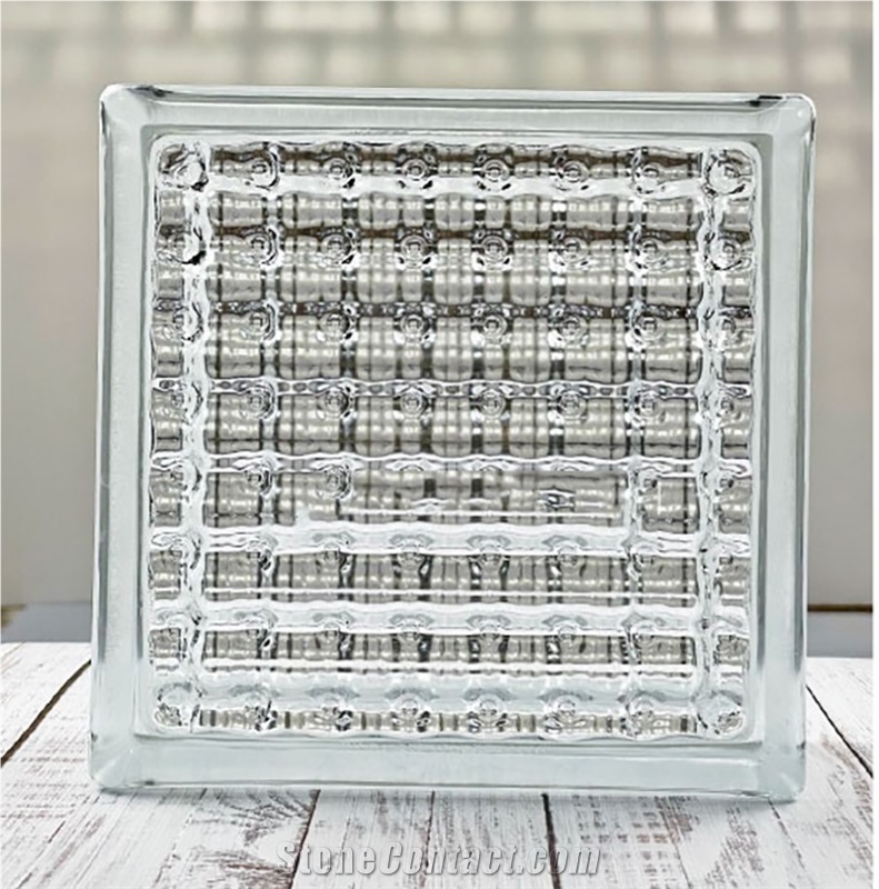 Hollow Glass Brick-Crystal Parallel Building Ornaments