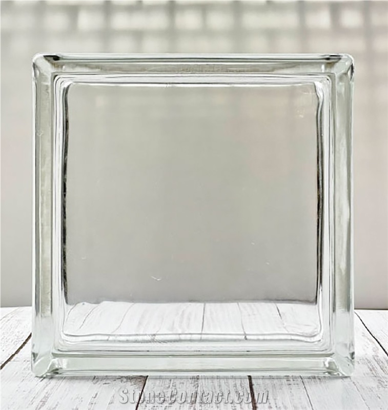 Hollow Glass Brick-Straight Lines Building Ornaments