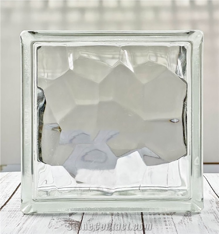 Hollow Glass Brick-The Water Cube Building Ornaments