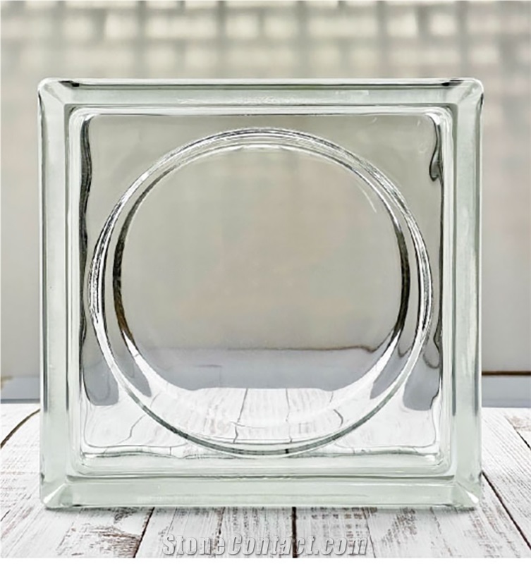 Hollow Glass Brick-Transparent Sun Building Ornaments
