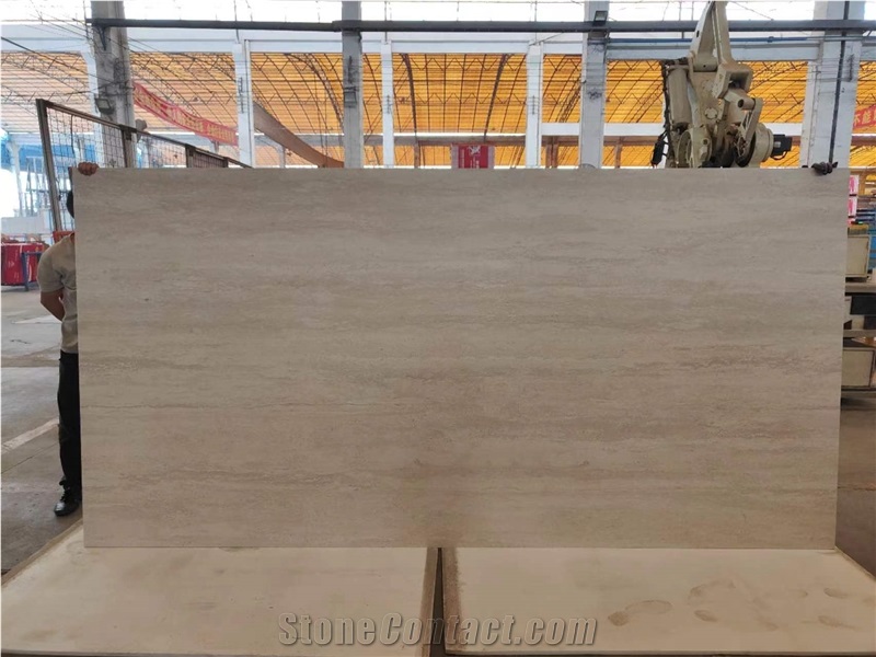 JQA163212X3101 Travertine Look Sintered Stone Slabs