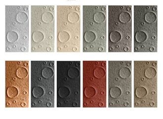 PU Moonscape Board Polyurethane  Faux Stone Veneer