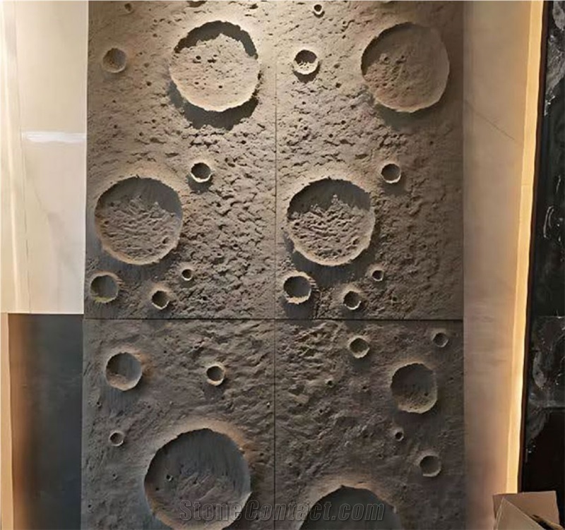 PU Moonscape Board Polyurethane  Faux Stone Veneer