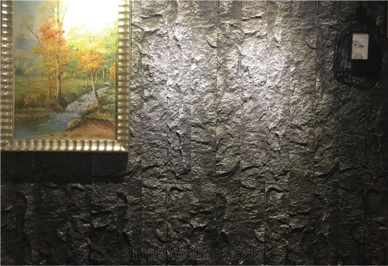 PU Striped Stone Polyurethane  Faux Stone Veneer