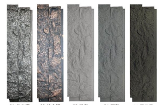 PU Striped Stone Polyurethane  Faux Stone Veneer