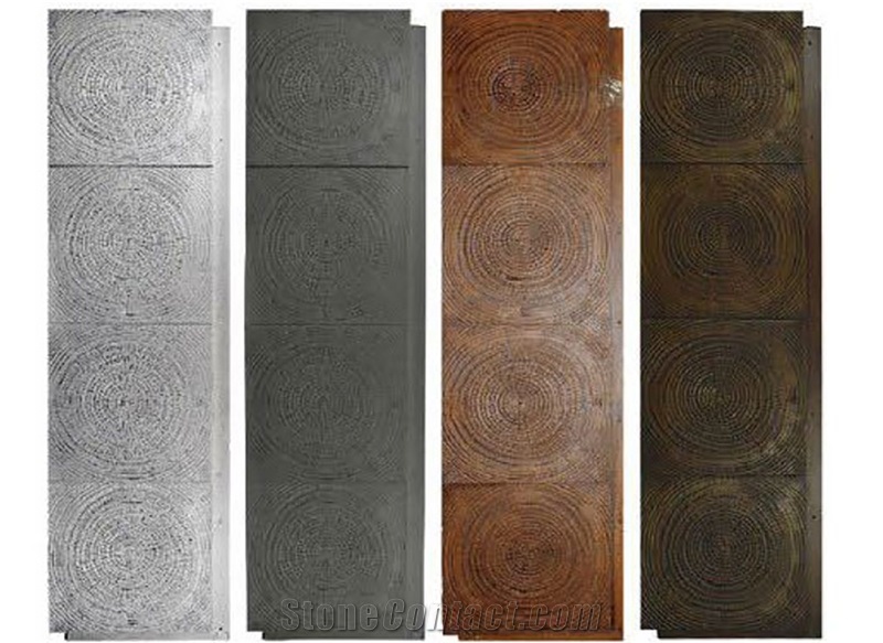 PU Tree-Ring Wood Polyurethane Faux Stone Veneer