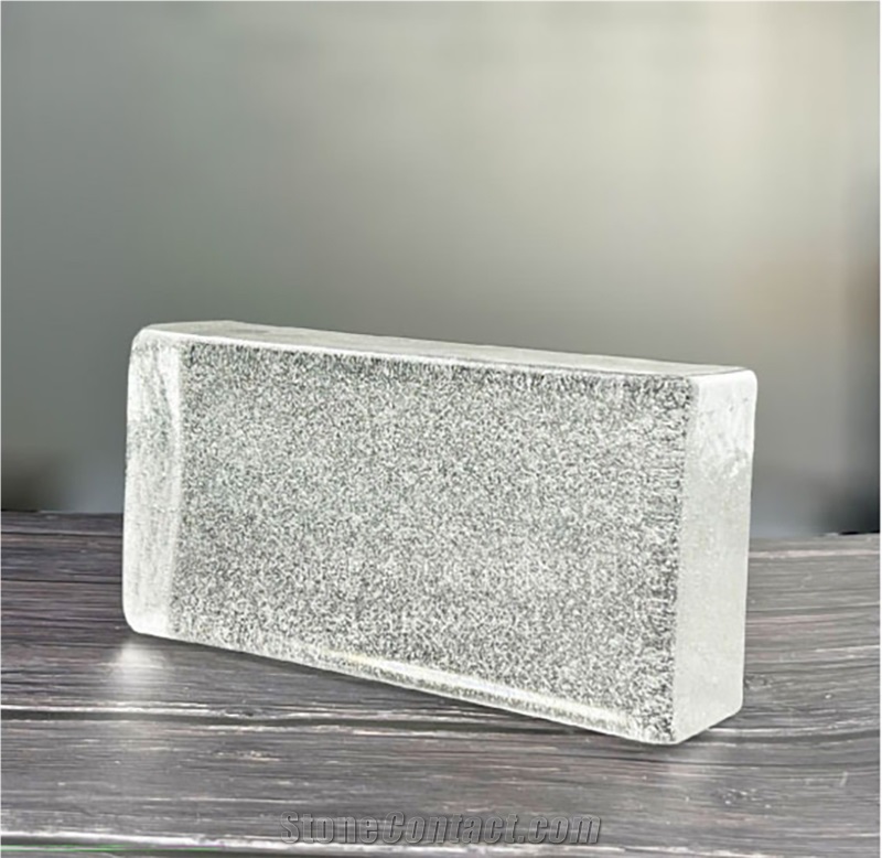Solid Glass Brick-Bubbles Bricks