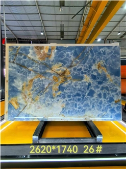 Blue-1 Onyx Slabs