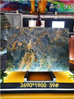 Blue-1 Onyx Slabs