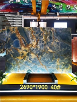 Blue-1 Onyx Slabs