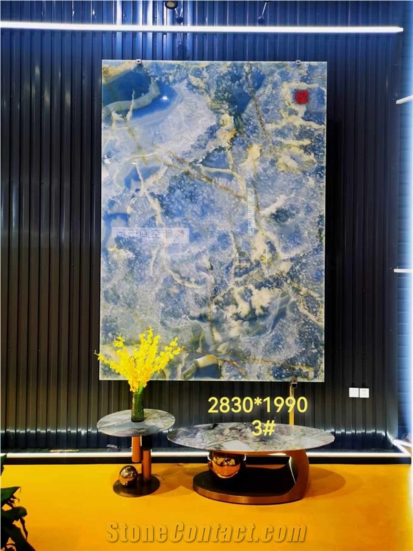 Blue  Onyx Slabs