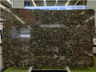 Platinum Black Diamond Gold  Granite Slabs