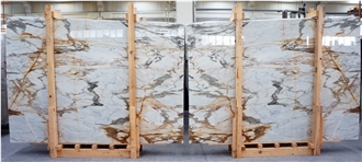 Calacatta Verde Marble Slabs