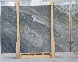 Cascata Grey Polished Marble Slabs