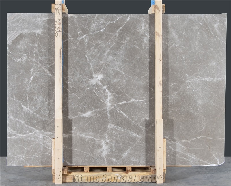 Cool Grey Marble Slabs
