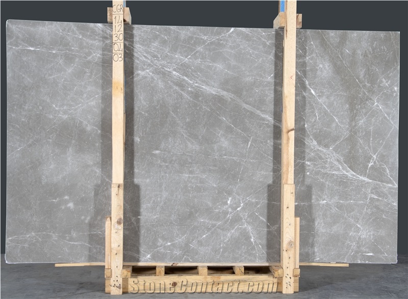 Cool Grey Marble Slabs