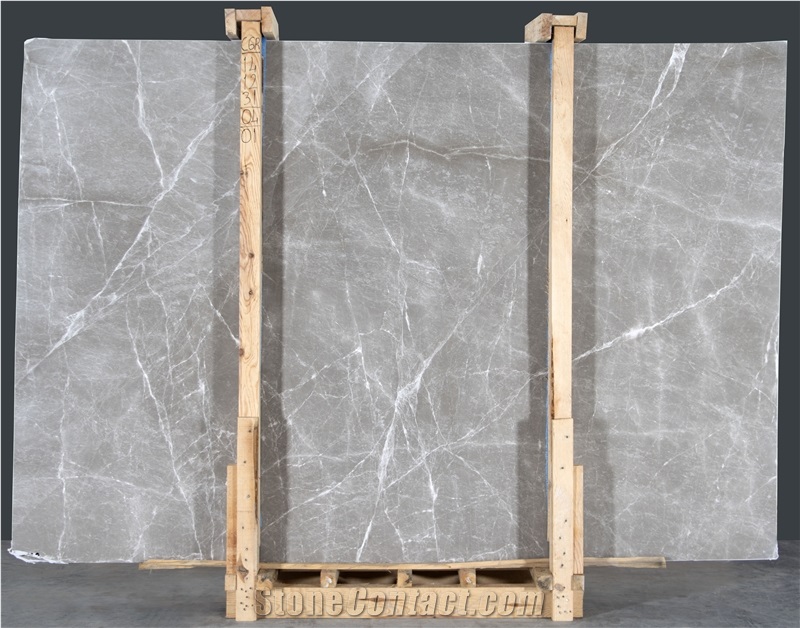 Cool Grey Marble Slabs