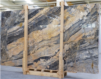 Tempted Gold Marble Slabs