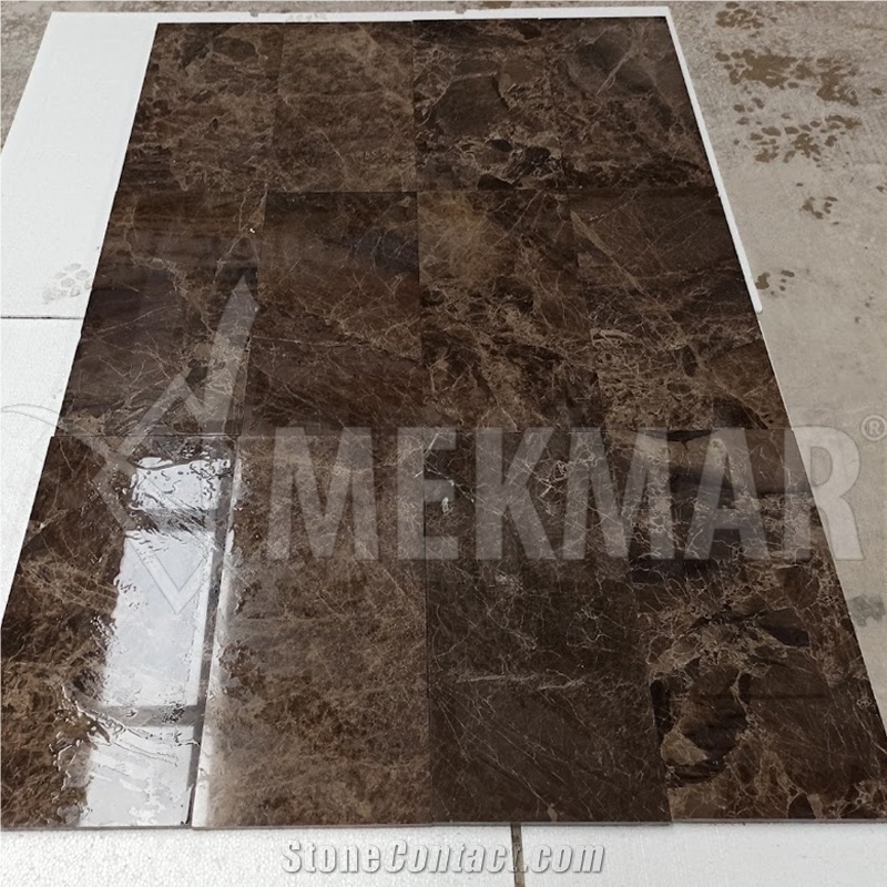 Emperador Dark Gray Marble Tiles, Grey Emperador Marble