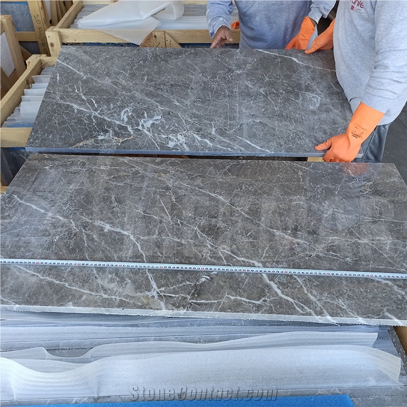 Storm Grey Marble Tiles