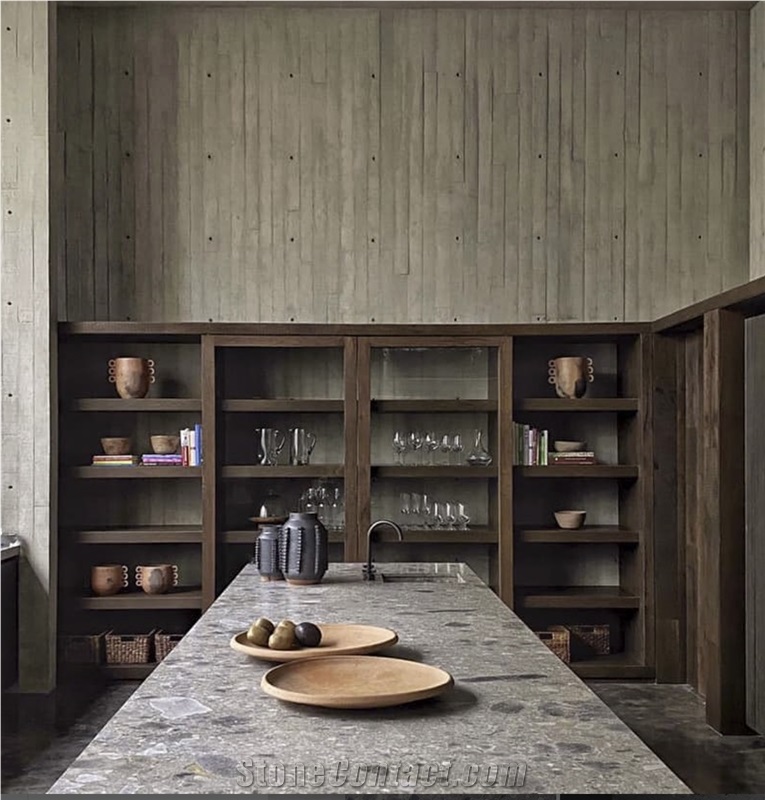 Ceppo Di Gre Conglomerate Kitchen Countertops
