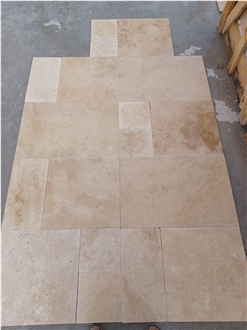 Classic Travertine French Pattern Set Tiles