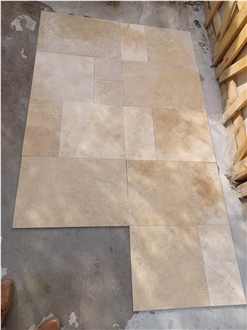 Classic Travertine French Pattern Set Tiles