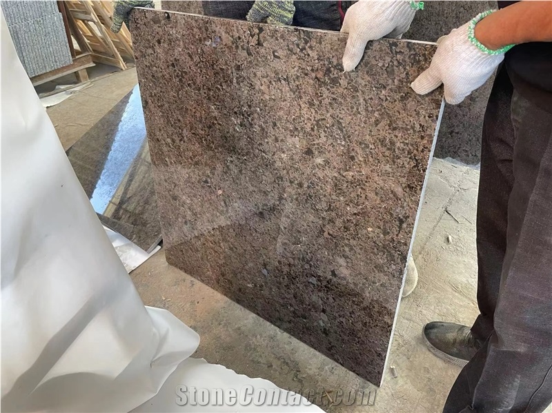 Good Quality Labrador Antique Polished Granite Slabs