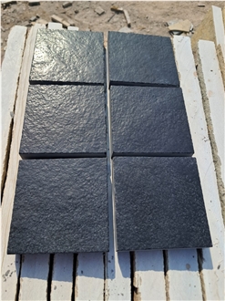 Black Basalt With Honed Finish  Floor Tile