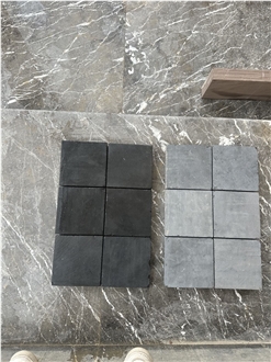 Bluestone Tumbled With Grey And Green Paving Tiles