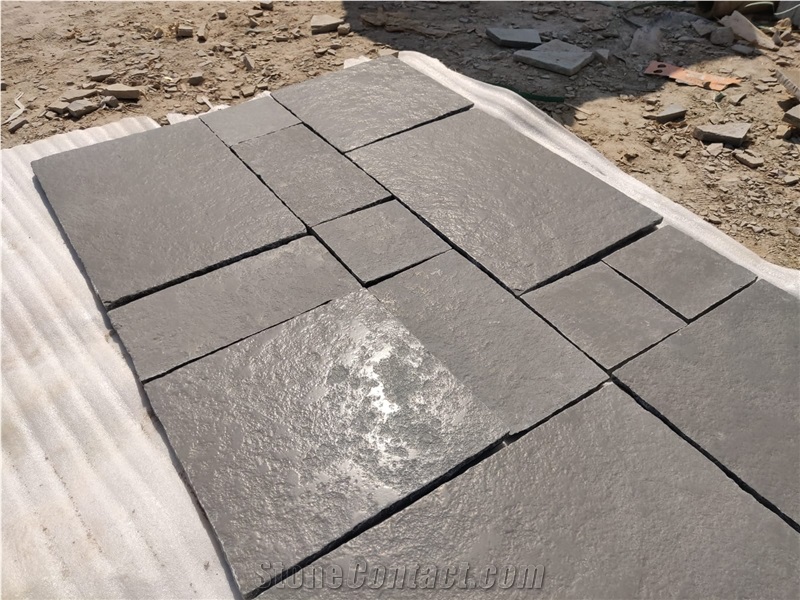 Yellow - Milky Cream Sandstone Pattern Tiles