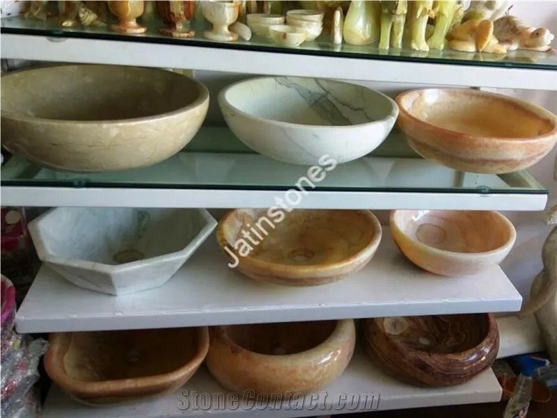 Different Shape Marble Wash Basins,Vessel Sinks