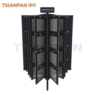 Page Turning Metal Diplay For Carpet Stone Handle Board