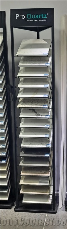 Stone Display Tower Rack For Quartz Marble Granite Sample
