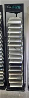 Stone Display Tower Rack For Quartz Marble Granite Sample